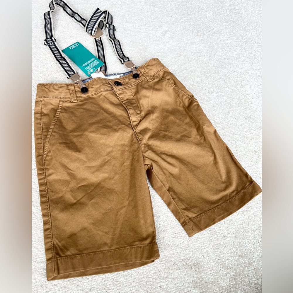 Brand NEW - Boys Shorts With Suspenders Size 5/6